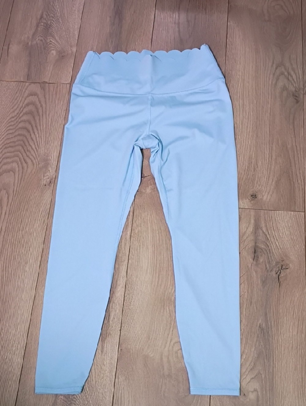 JoyLab Scallop Waist Light Blue Girls' Leggings‎